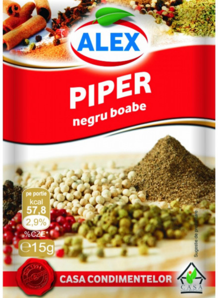 Alex Piper Negru Boabe 15g
