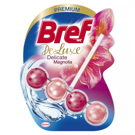 Bref Odorizant de Baie pentru Wc DeLuxe Delicate Magnolia 50g