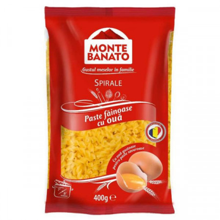 Monte Banato Spirale Paste Fainoase cu Ou 400g