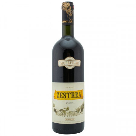 Murfatlar Zestrea Merlot Vin Rosu Demisec 750ml