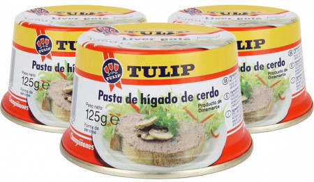 Tulip Pate de Porc cu Ciuperci 3 buc x 125g