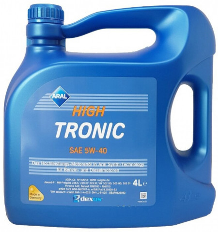 Aral Ulei de Motor High Tonic SAE 5W-40 4L