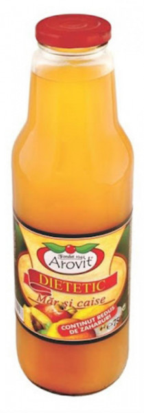 Arovit Nectar de Mar si Caise cu Continut redus de Zaharuri 750ML