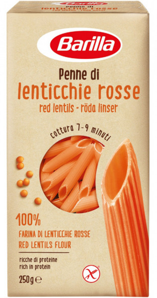 Barilla Paste Alimentare din Faina de Linte Rosie 250g