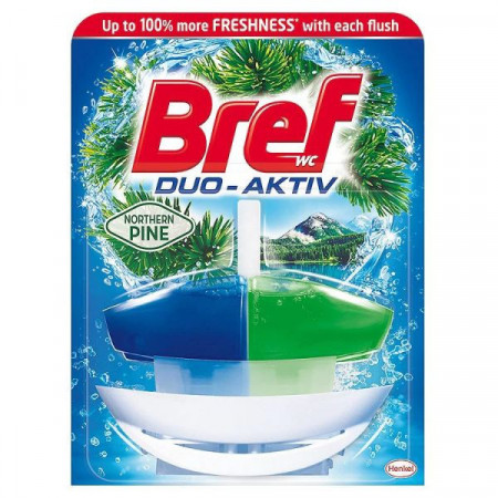 Bref Odorizant de Baie pentru Wc Duo-Aktiv Pine 50ml