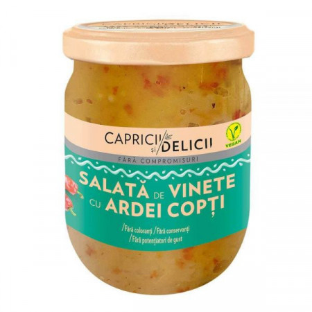 Capricii si Delicii Salata de Vinete cu Ardei Copti 525g