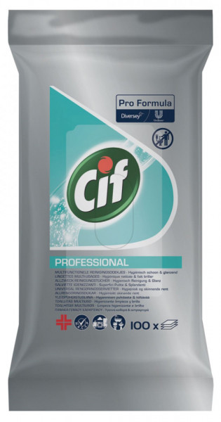 Cif Professional Servetele Umede Universale Igienice 100 buc