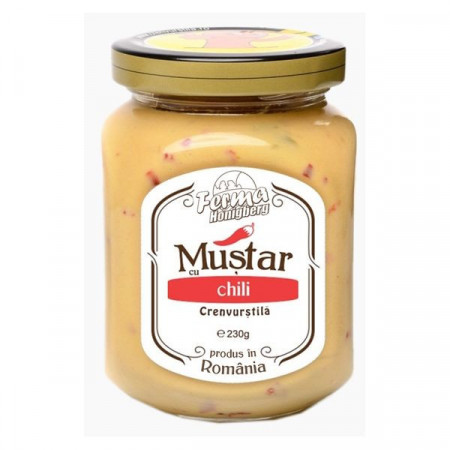 Crenvurstila Mustar Cu Chili 230g