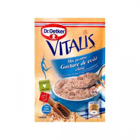 Dr.Oetker Vitalis Mix pentru Gustare de Ovaz Clasic 50g