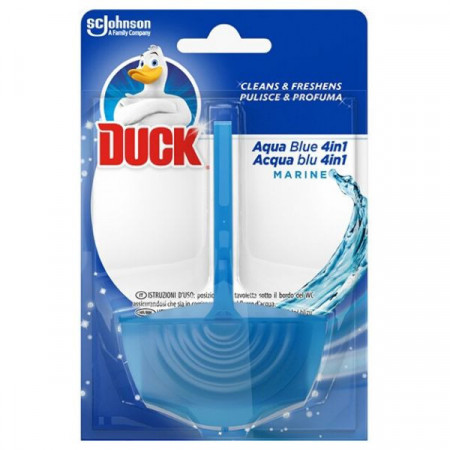 Duck Aparat Odorizant pentru Toaleta Solid 4in1 Aqua Blue Marine 40g