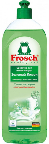 Frosch Detergent Lichid de Vase cu Lamaie Verde 750ml
