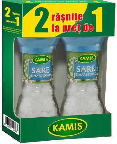 Kamis Rasnita Sare de Mare Iodata 90g 1+1 Gratis