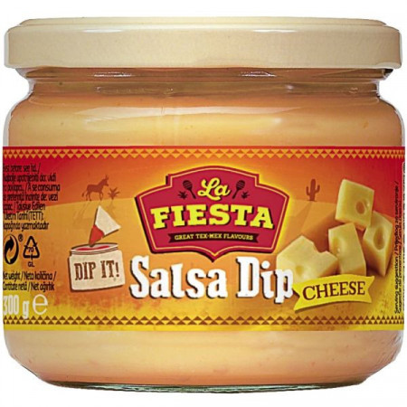La Fiesta Sos Picant cu Branza si Ardei Iuti Jalapeno 300g