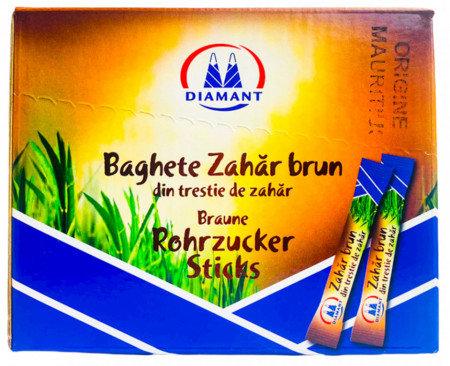 Margaritar Baghete cu Zahar Brun din Trestie de Zahar 500g