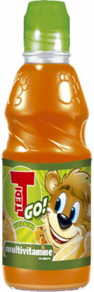 Tedi Go Suc de Morcovi cu Mere Portocale Banane si Lamai cu Miere 300ML