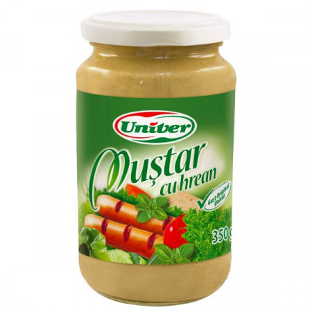 Univer Mustar cu Hrean 350g