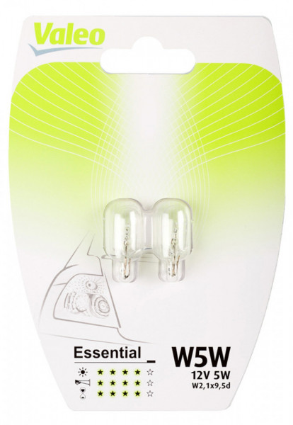 Valeo Becuri Auto Essential W5W 5w
