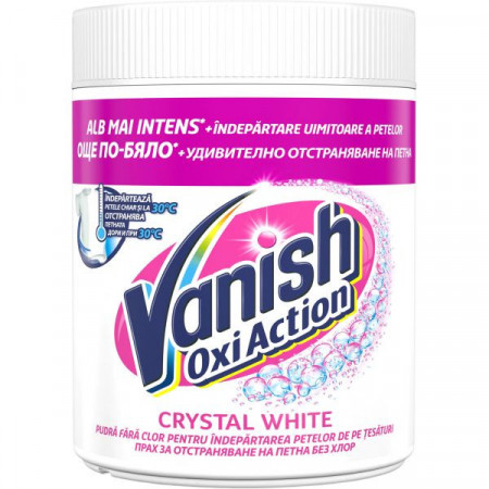 Vanish Crystal White Oxi Action Pudra pentru Indepartat Pete 846g