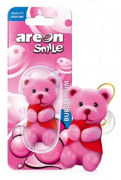 Areon Smile Odorizant Auto Figurina cu Bubble Gum