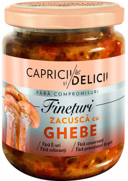 Capricii si Delicii Zacusca cu Ghebe 250g