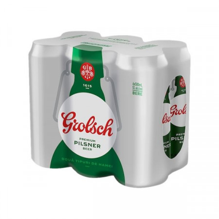 Grolsch Bere Blonda Premium Doza 6 x 500ml