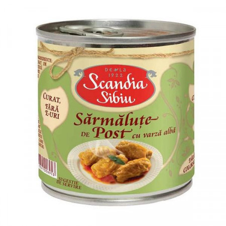 Scandia Sarmalute de Post cu Varza Alba 400g