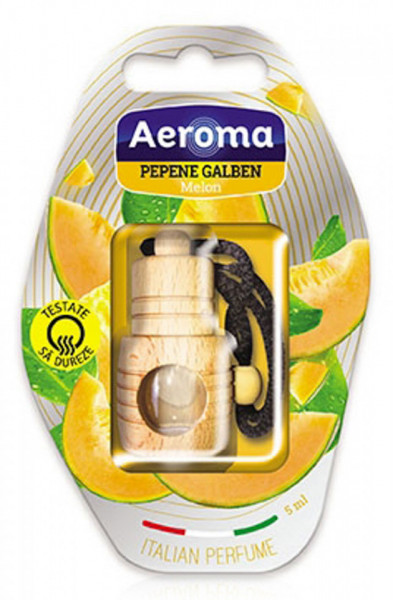 Aeroma Odorizant Auto la Sticluta Pepene Galben 5ml