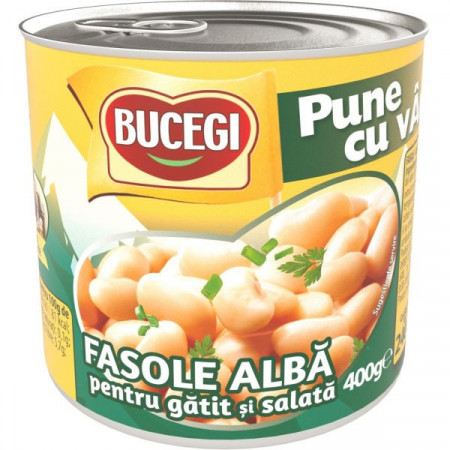 Bucegi Fasole Alba Pentru Gatit si Salata 400g