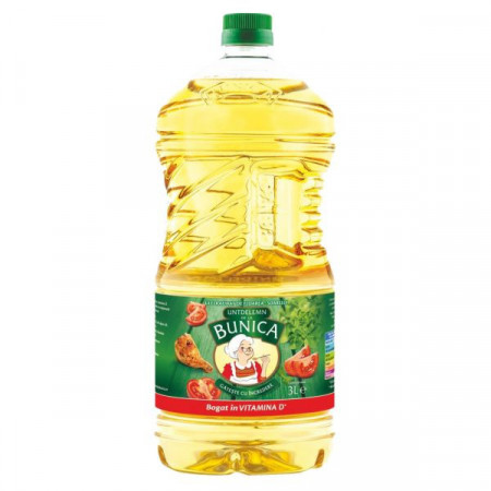 Bunica Ulei Rafinat de Floarea Soarelui Bogat in Vitamina D 3L