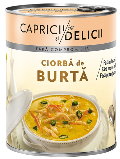 Capricii si Delicii Ciorba de Burta cu Smantana 400g