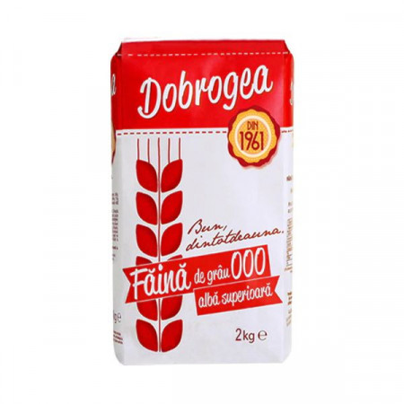 Dobrogea Faina de Grau Alba Superioara 000 2Kg