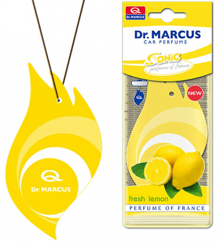 Dr.Marcus Odorizant Auto Carton cu Agatatoare Fresh Lemon