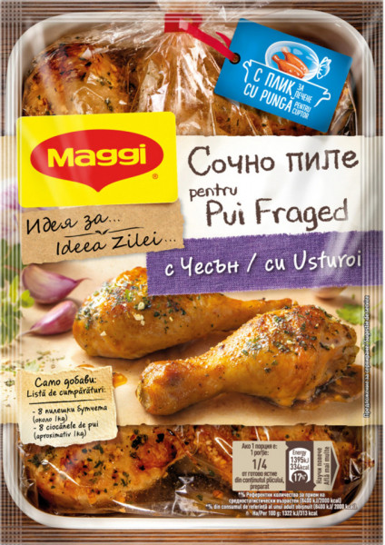 Maggi Ideea Zilei Pui Fraged cu Usturoi 30g