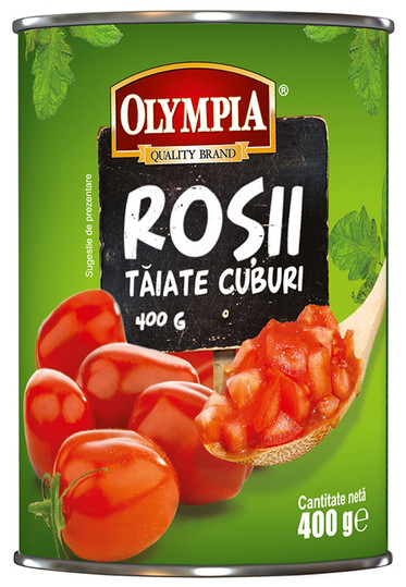Olympia Rosii Taiate Cuburi 400g