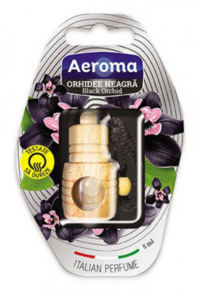 Aeroma Odorizant Auto la Sticluta Orhidee Neagra 5ml