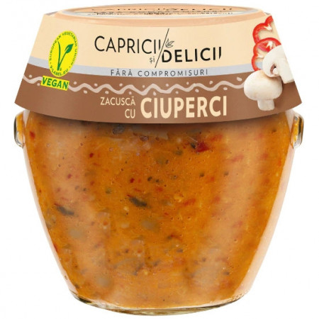 Capricii si Delicii Zacusca de Ciuperci 290g