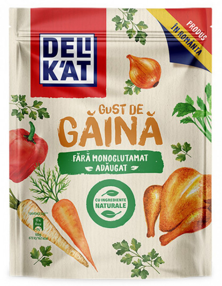 Delikat Baza pentru Mancaruri cu Gust de Gaina fara Monoglutamat Adaugat 175g
