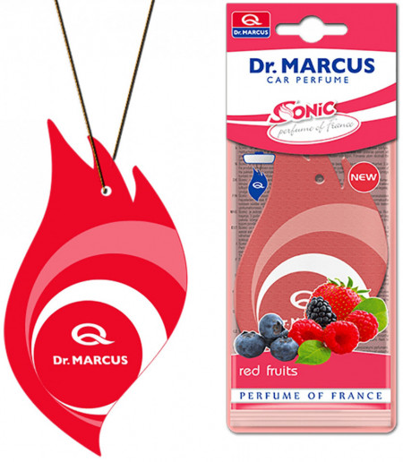 Dr.Marcus Odorizant Auto Carton cu Agatatoare Red Fruits