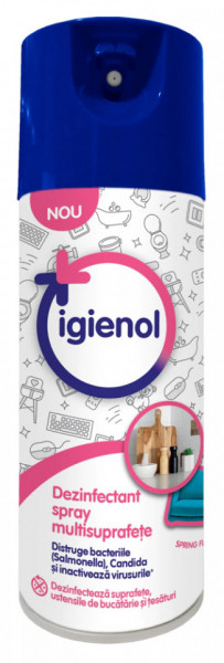 Igienol Dezinfectant Spray Multisuprafete Spring Flowers 400ml