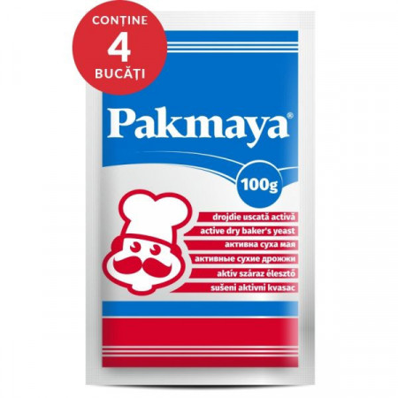 Pakmaya Drojdie Uscata Activa 4bucati x 100g