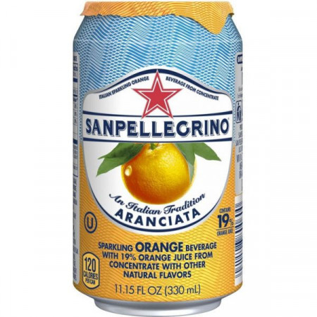 Sanpellegrino Bautura Racoritoare Carbogazoasa cu Suc de Portocale 330ml