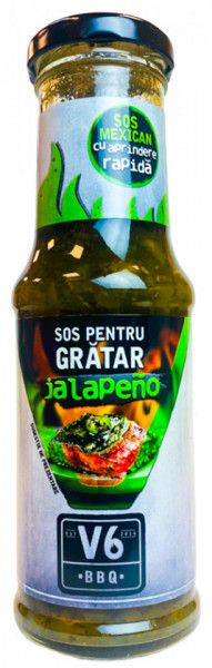 V6Bbq Sos pentru Gratar cu Ardei Iute Jalapeno 200ml