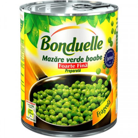 Bonduelle Mazare Verde Boabe Foarte Fină 800g