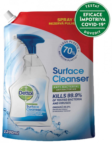 Dettol Rezerva Pulverizator Spray Refill 1.2L