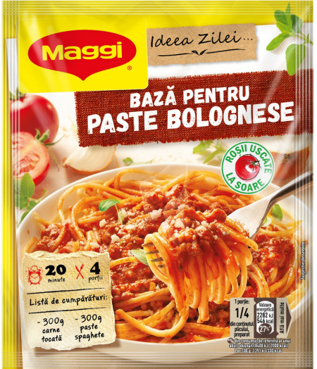 Maggi Ideea Zilei Baza pentru Paste Bolognese 50g