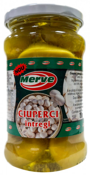 Merve Ciuperci Intregi de Cultura in Conserva 314g