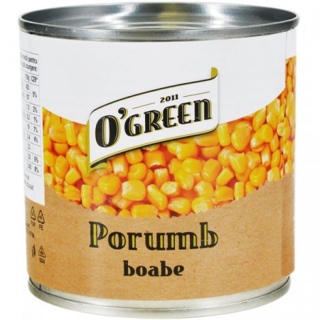 O’Green Porumb Dulce Boabe In Vid 340g