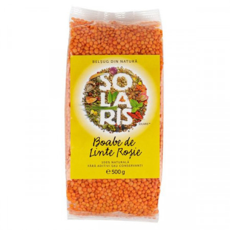 Solaris Boabe de Linte Rosie 500g