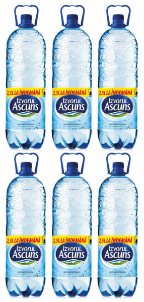 Izvorul Ascuns Apa de Masa Minerala 6 buc x 2.5L