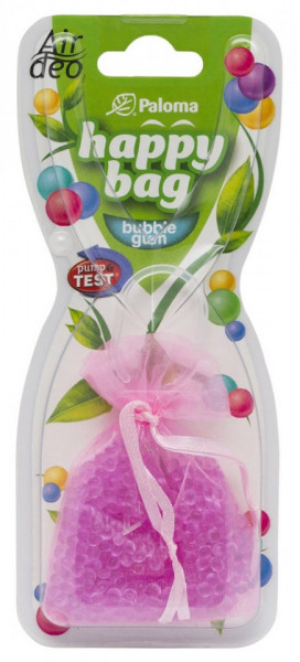 Paloma Happy Bag Odorizant Auto cu Bubble Gum 15g